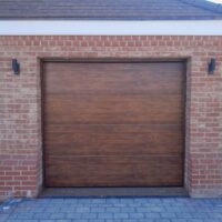 Novoferm - Flush Woodgrain Sectional - Golden Oak