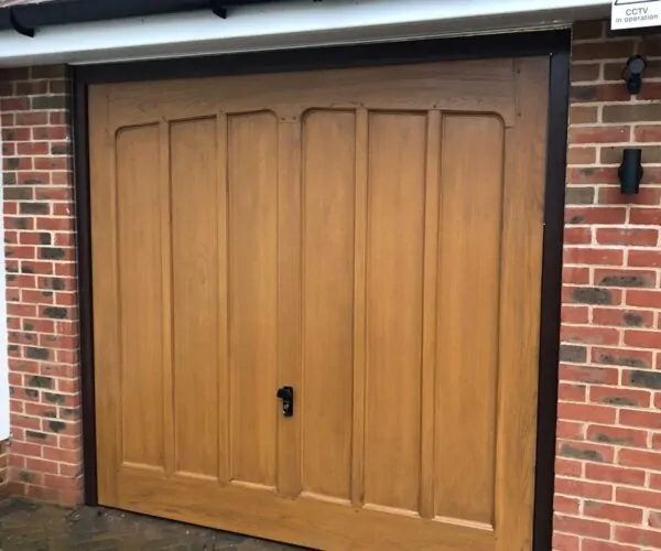 CDC-Ashtead-GRP-Honey-Beech Garage Doors