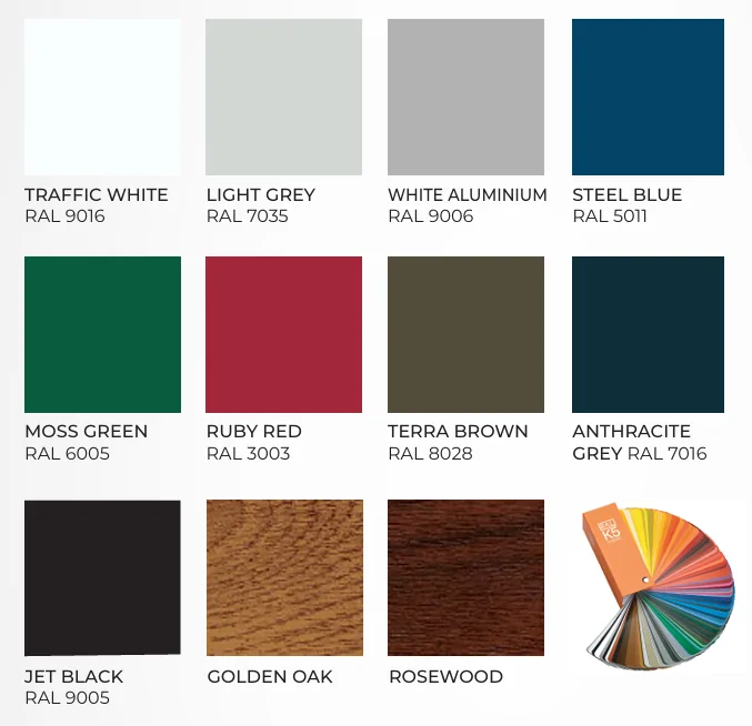 CDC Roller Garage Door Colours