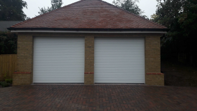 Double White Garage