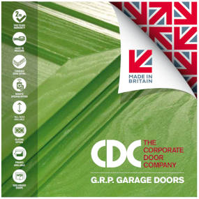 GRP Garage Doors 2018 Brochure - Front Page Image
