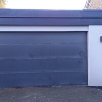 Hormann L-Ribbed Anthracite Grey Sectional door