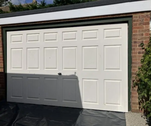 White Garage Door