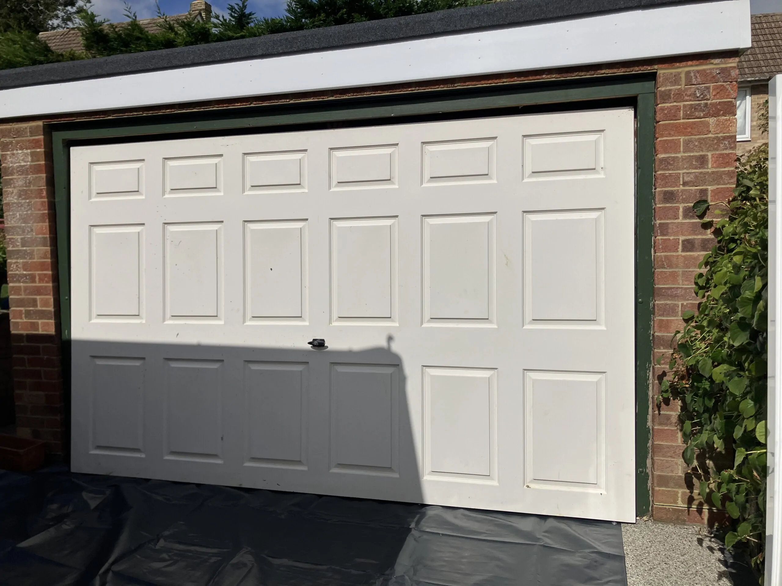 White Garage Door