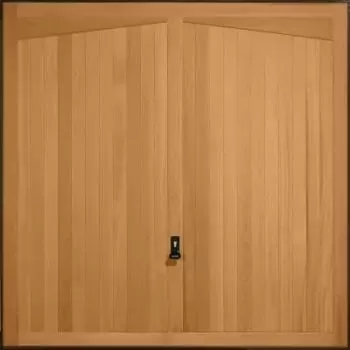 Barrington Light Oak CDC Garage Door Wood Colours