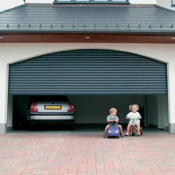 Novoferm CDC Roller Garage Doors Double Grey