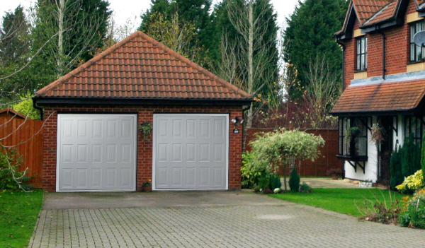 Double Garage Door Driveway