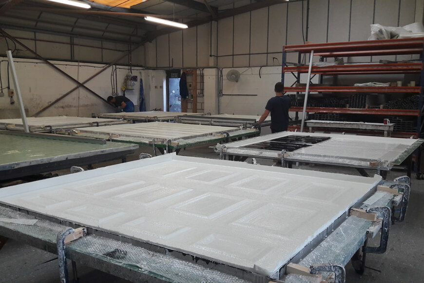 Making GRP Doors in the Factory