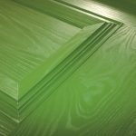 Close up of green door grain