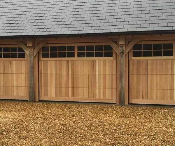 CDC Timber Sectional Garage Doors