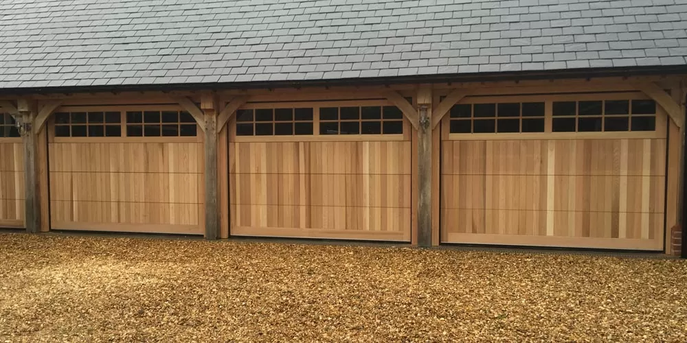 CDC Timber Sectional Garage Doors