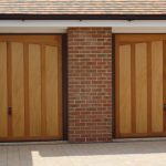 Two Timber Up and Over Garage Doors